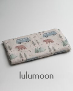 Muselina de algodón suave para bebé con estampado