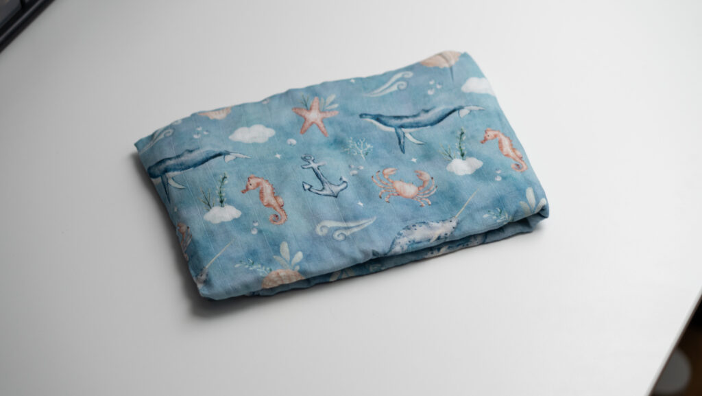 Muselina de algodón suave para bebé con estampado