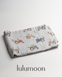 Muselina de algodón suave para bebé con estampado