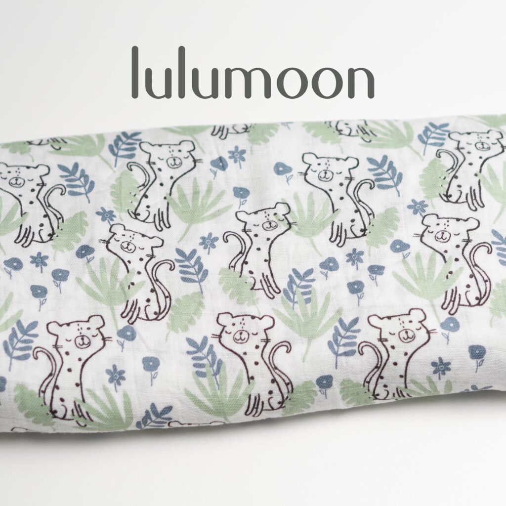 Muselina de algodón suave para bebé con estampado