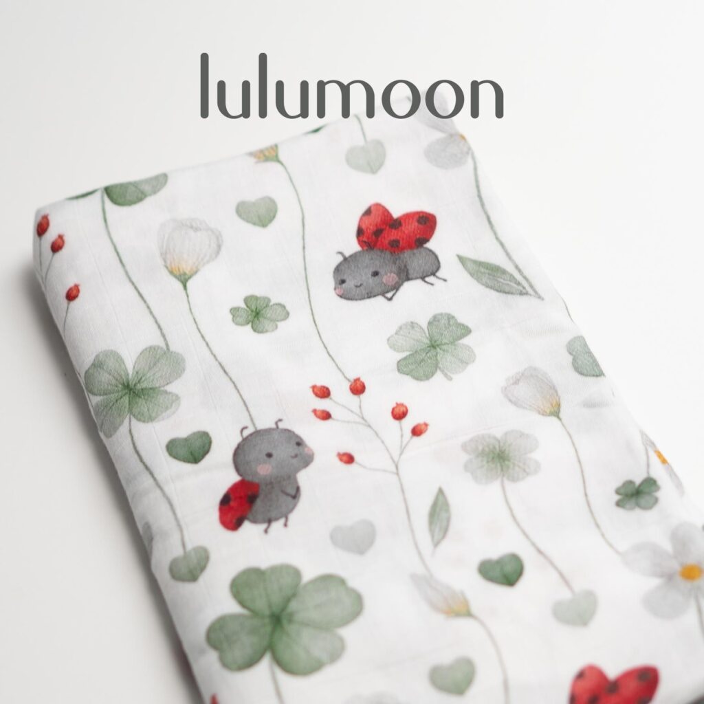 Muselina de algodón suave para bebé con estampado