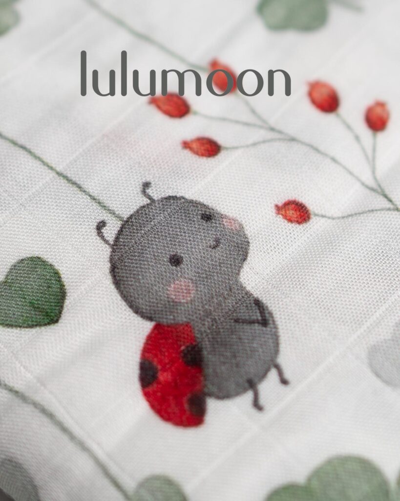 Muselina de algodón suave para bebé con estampado