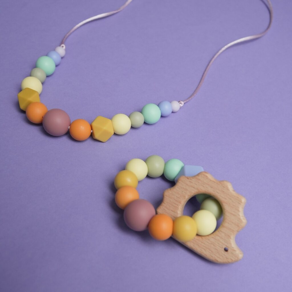 Collar de apego y Mordedor | MODELO RAINBOW